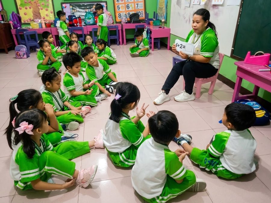 Kindergarten class at MLISFI